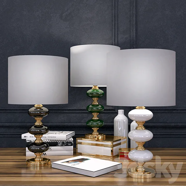 "CECILE LAMP" Pottery Barn 3DModel