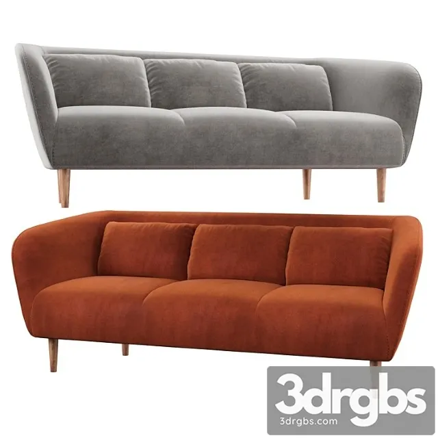 Cecillia chesterfield sofa 2 3D Model Free