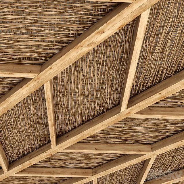 Ceiling branch thin angle n1 3D Model