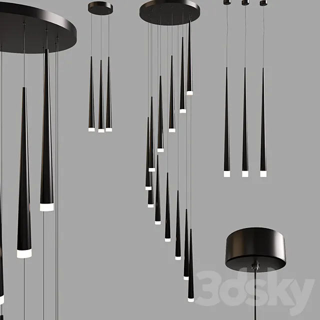 Ceiling chandelier 026 3D Model
