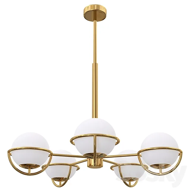 Ceiling chandelier LED Diana 3D Model