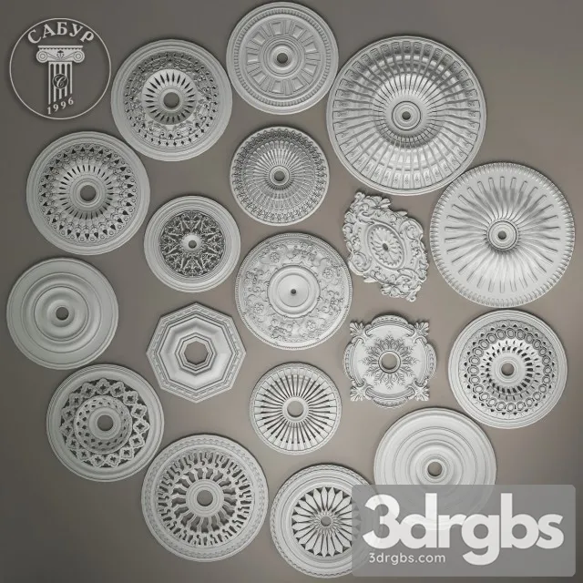 Ceiling Decor 2014 3D Model Free
