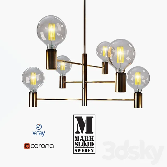 Ceiling fixture model Capital from the company Markslojd Sweden. 3D Model