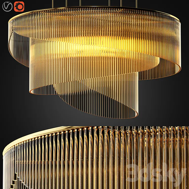 Ceiling Lamp 01 Design by Zagg 3D Model Free