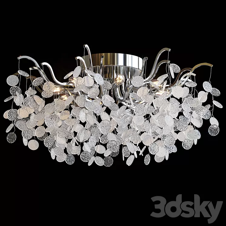 Ceiling lamp Divinare Spumante 7288/26 PL-8 3D Model