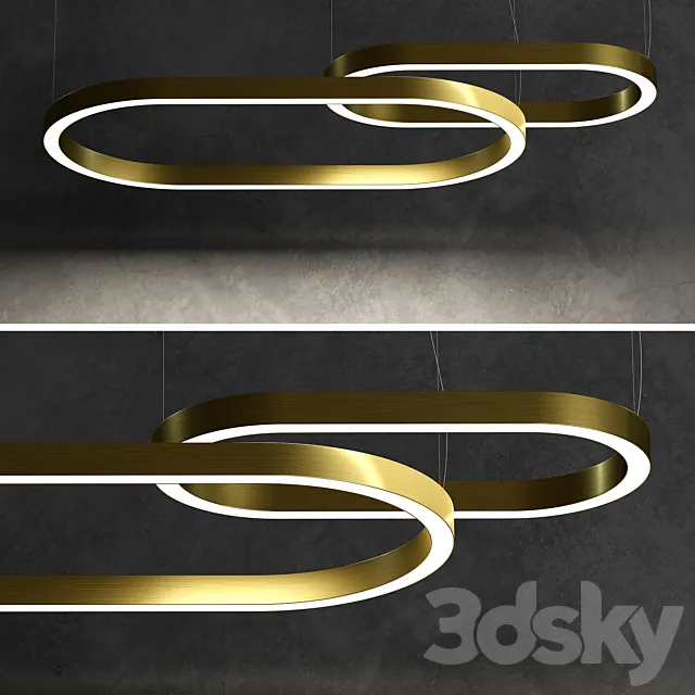 Ceiling lamp Ellipse from Forstlight 3D Model