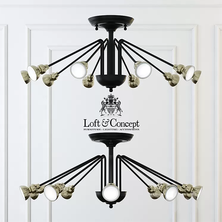 Ceiling lamp falertica top 10 3D Model