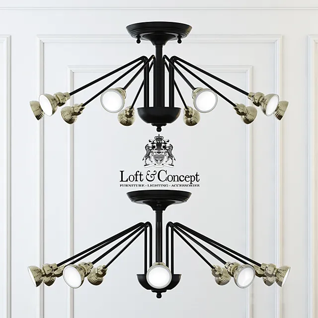 Ceiling lamp falertica top 10 3DModel