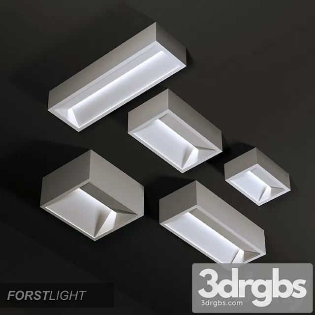 Ceiling lamp forstlight chess 6 3D Model Free