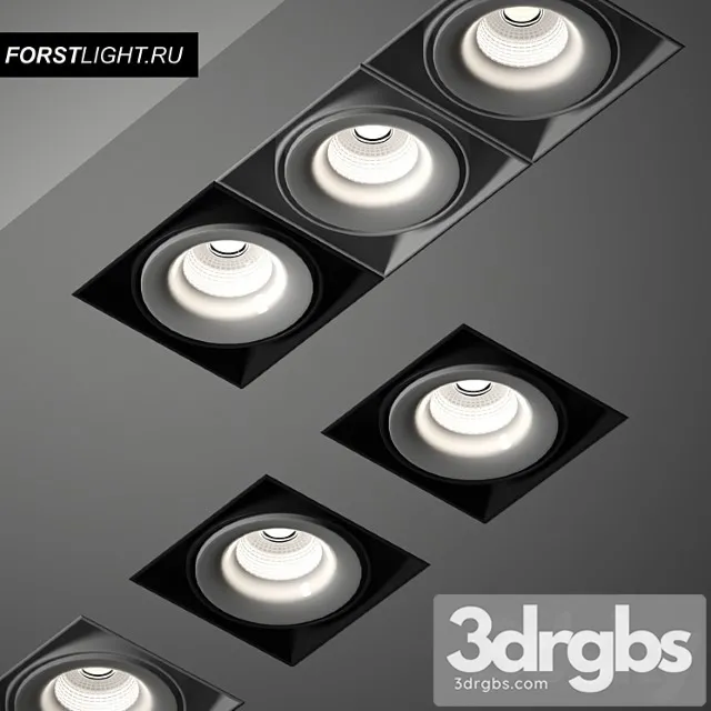 Ceiling lamp forstlight tema 3D Model Free