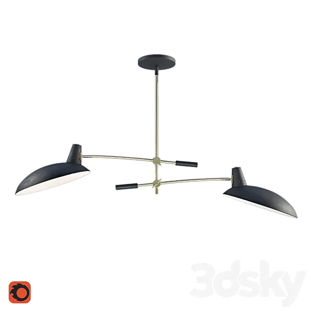 Ceiling lamp La Redoute Rosella 3D Model