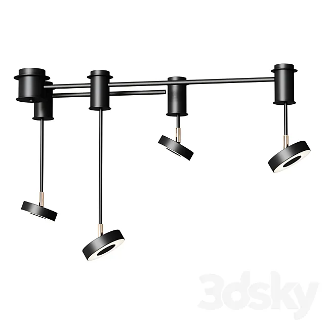 Ceiling lamp Loft It Flock 10189_1000 Order code: s141194-491 3D Model