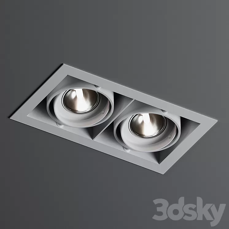 Ceiling lamp MINIGRID IN 2 50 Delta Light 3D Model