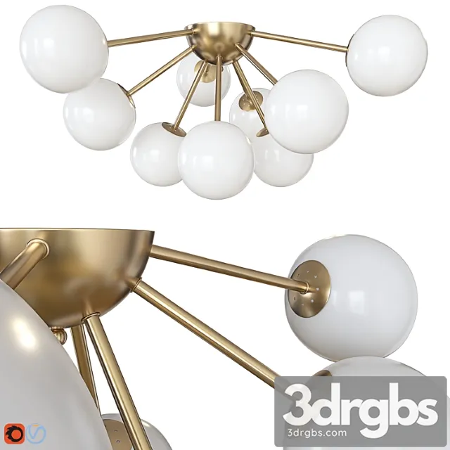 Ceiling Light Freya Alexis 3D Model Free