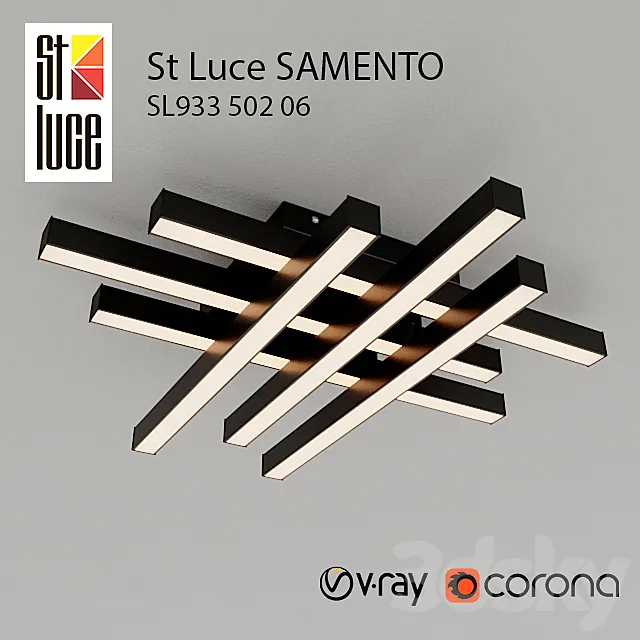 Ceiling lighting ST-Luce Samento SL933.502.06 3DModel