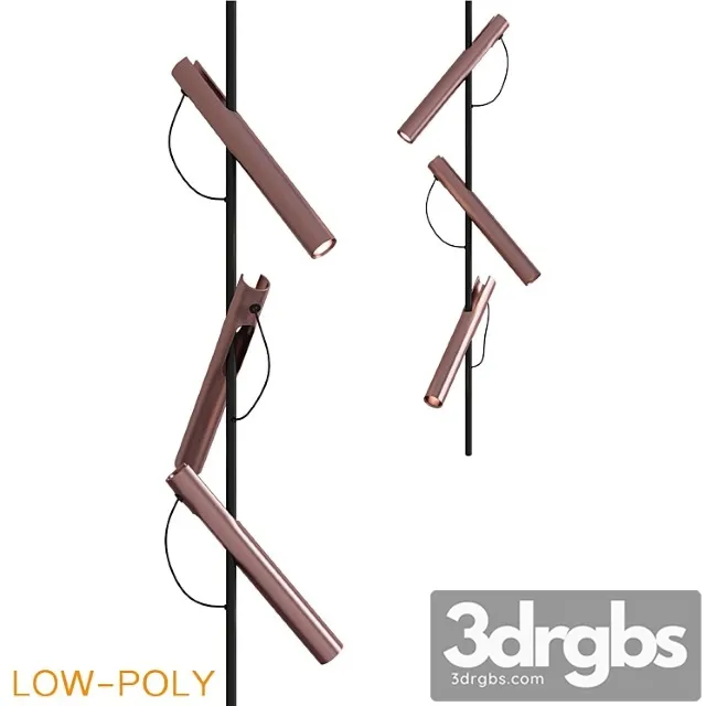 Ceiling mounted lighting fixture by pslab 3D Model Free