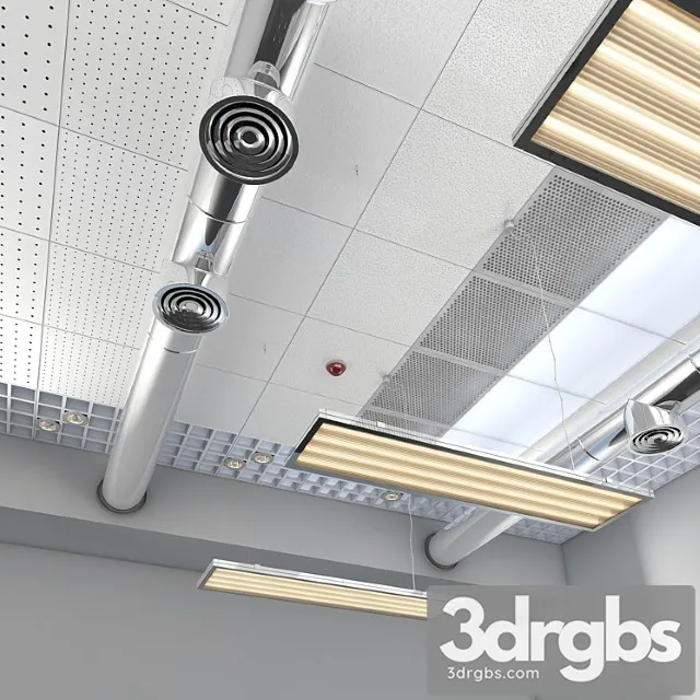 Ceiling panels 3D Model Free