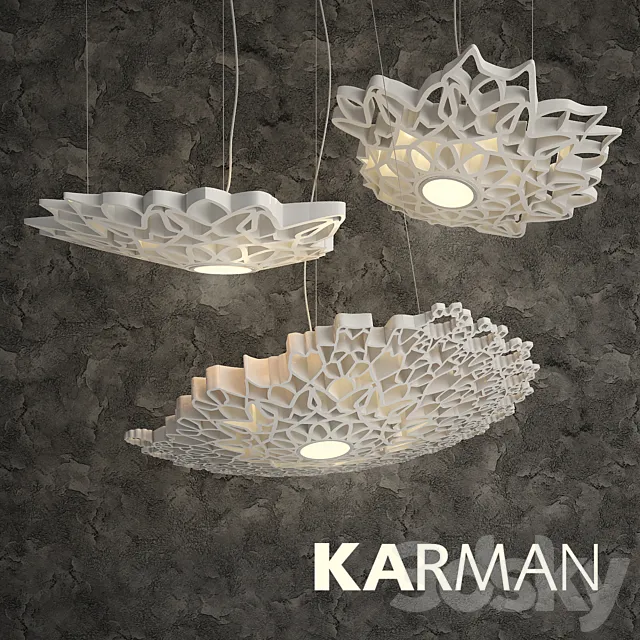 Ceiling pendant Karman NOTREDAME – SE130 1B INT 3D Model