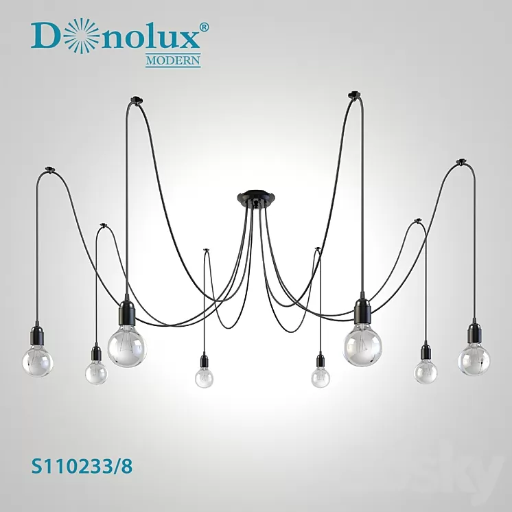 Ceiling pendant lamp S110233 \/ 8 3D Model