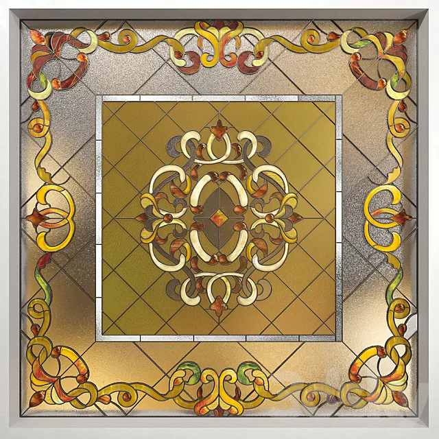Ceiling stained glass 3DModel