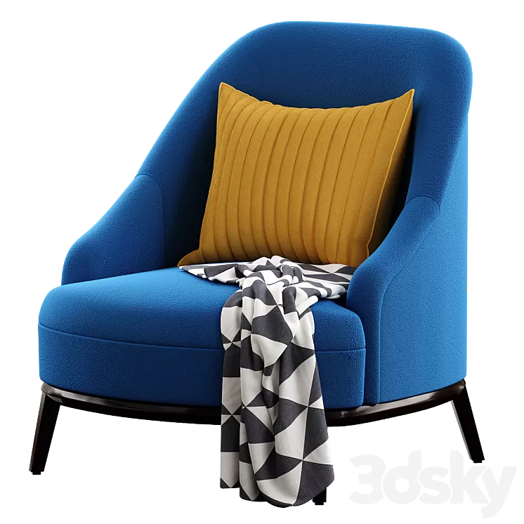 Celedonio Armchair 3D Model Free