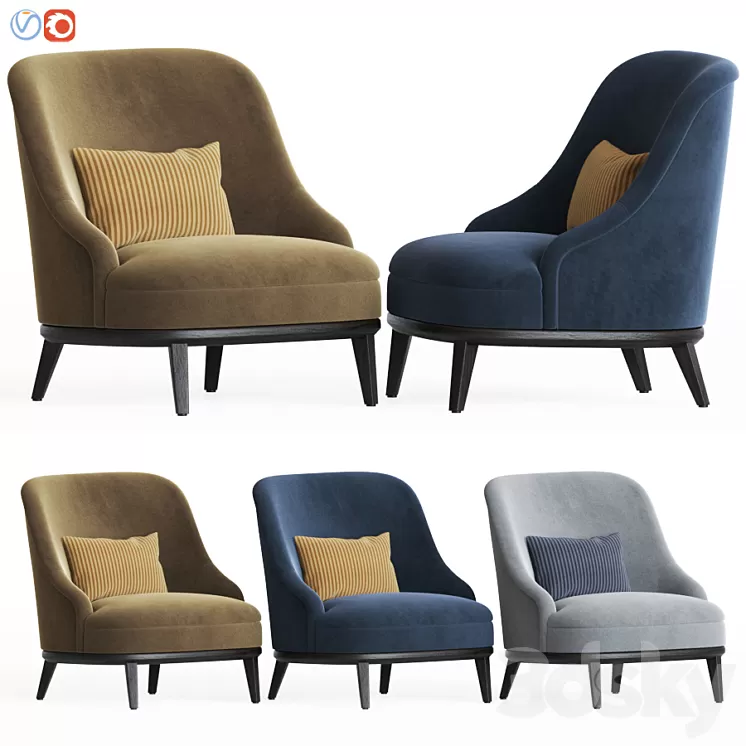 Celedonio armchair hamiltonconte 3D Model