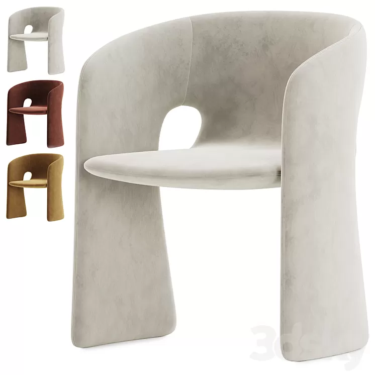 Celeste Dining Chair Roche Bobois 3D Model Free
