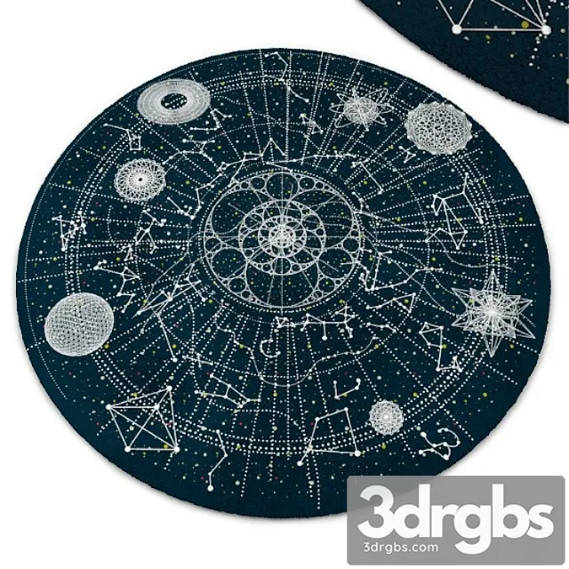 Celestial rug 3D Model Download