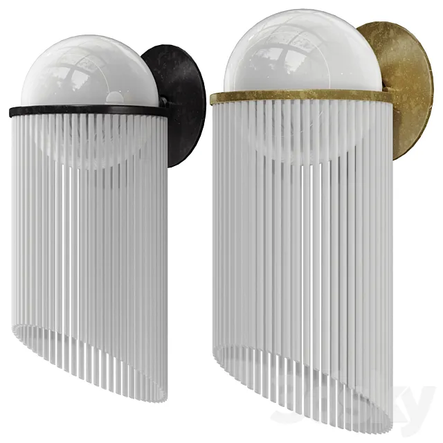 Celestial Wall Sconce Light 3D Model