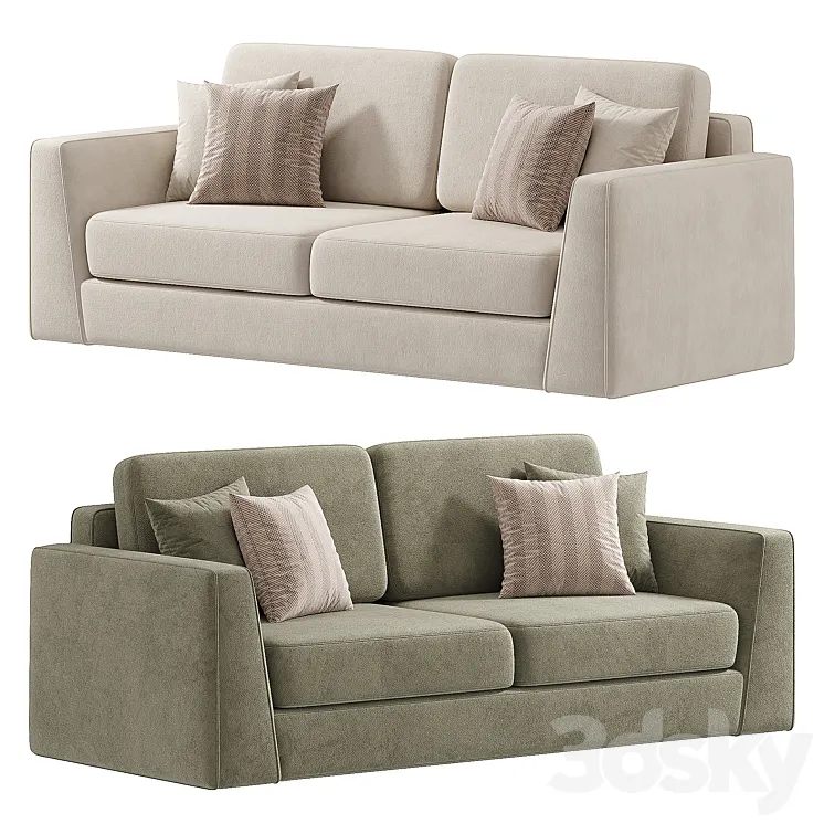 Celine Alberta Salotti Sofa 3D Model Free