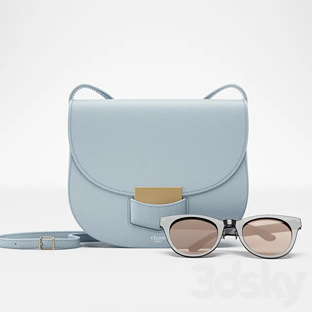 Celine - Small shoulder bag 3DModel