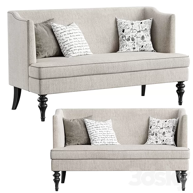 Cell Konyshev sofa 3D Model