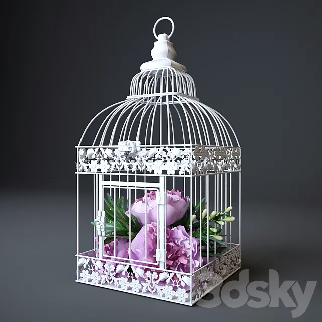 Cell with pions 3D Model