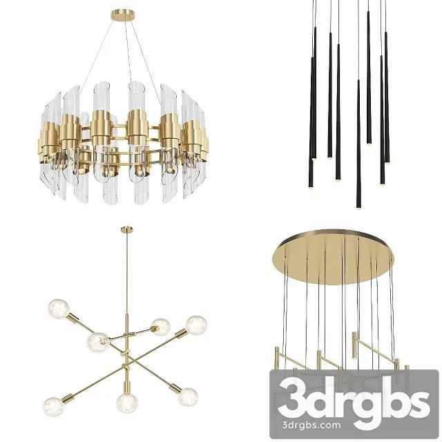 Celling Light Set 240 3D Model Free