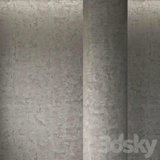 Cement plaster 3D Model