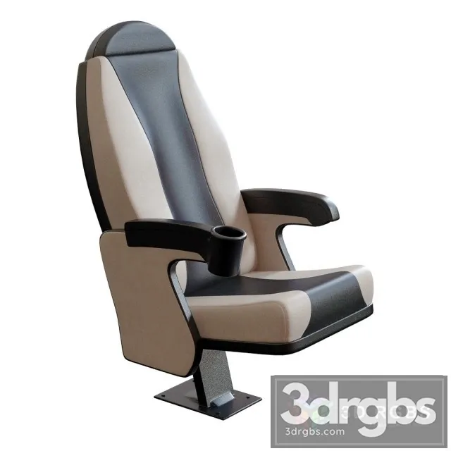 Cenema Armchair 3D Model Free