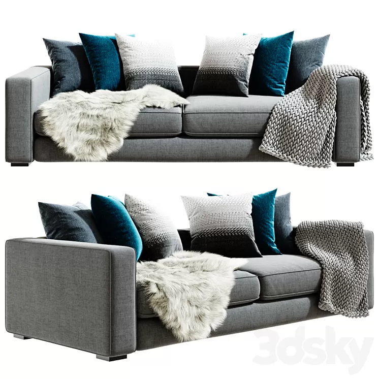 Cenova Sofa by BoConcept 3D Model
