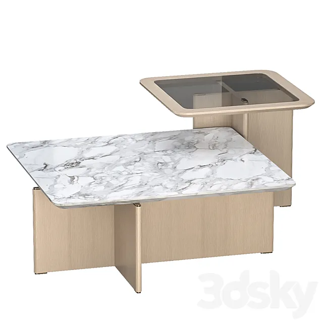 Center table Getty 3DModel