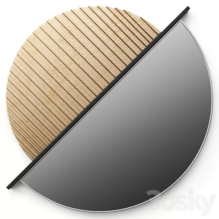 CENTRIC Mirror by ANA ROQUE INTERIORS 3D Model