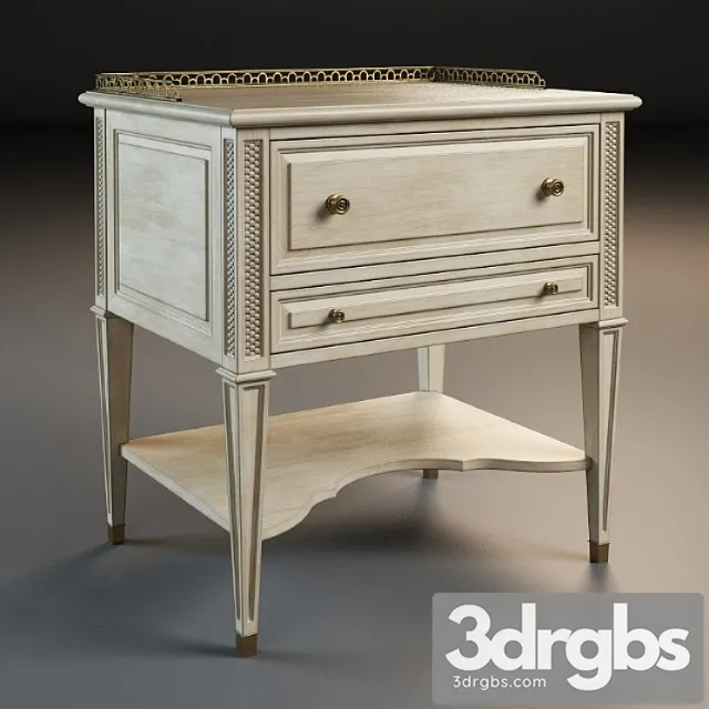 Century furniture - auburn nightstand - i29-222 2 3D Model Free