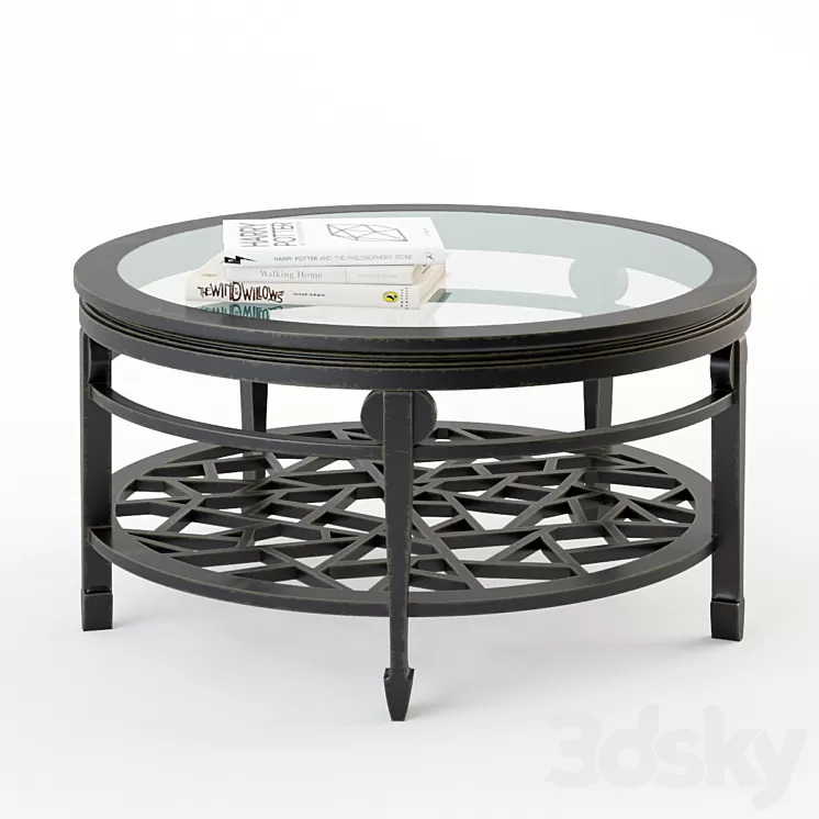 Century Furniture - Ice Ray Cocktail Table 3D Model