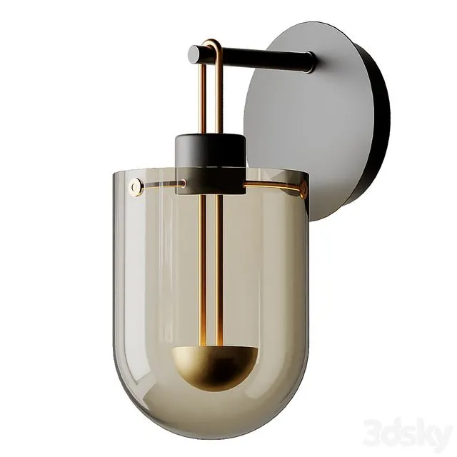 Century LED Wall Sconce By PageOne Lighting 3D Model