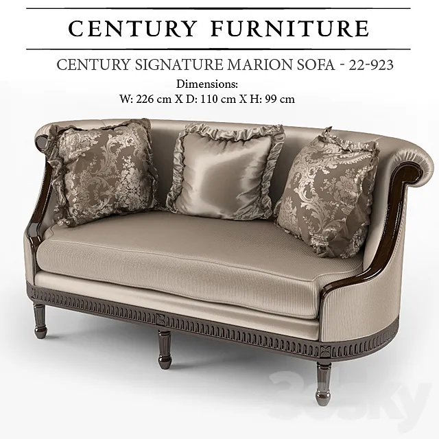 Century Signature Marion Sofa - 22-923 3DModel