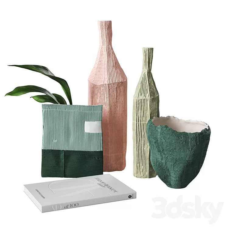 Ceramic decor by Paola Paronetto 3D Model