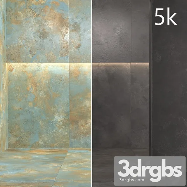 Ceramic Granite Laminam Ossido Verderame Nero 3000x1000 Mm 3D Model Free