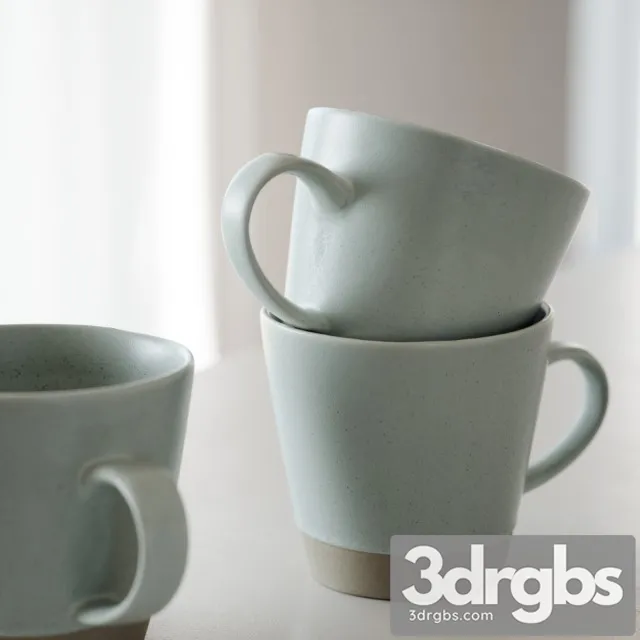 Ceramic Mug 04 3D Model Free