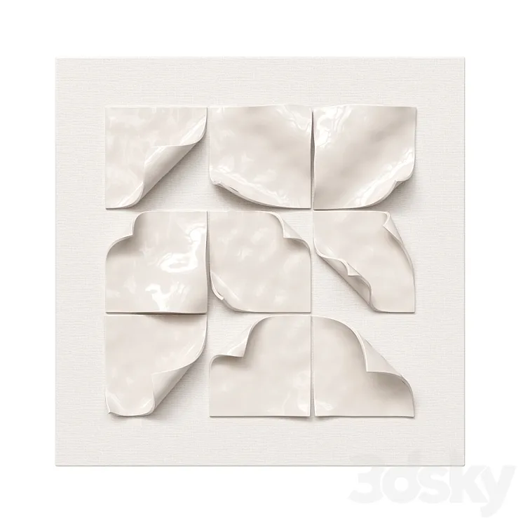Ceramic panel 3D Model Free