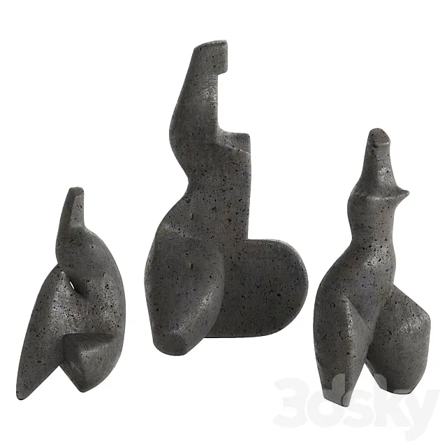 ceramic sculptures 3D Model