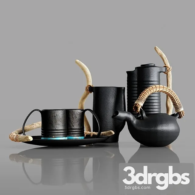 Ceramic tableware 3D Model Free