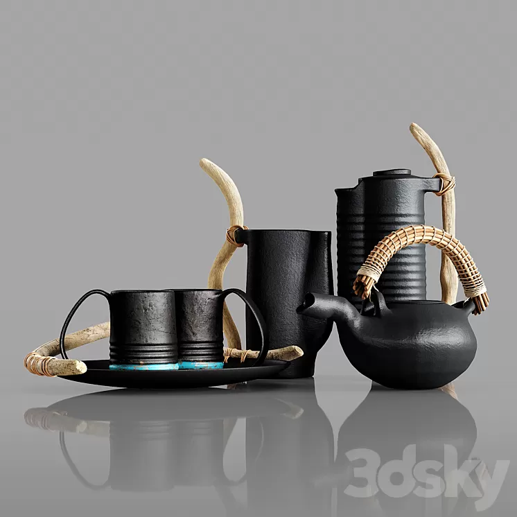 Ceramic Tableware 3D Model